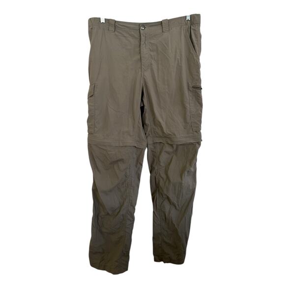 Columbia Silver Ridge Convertible Pants Mens 38x34 Nylon Omni-Shade Hiking Trek - Picture 3 of 13